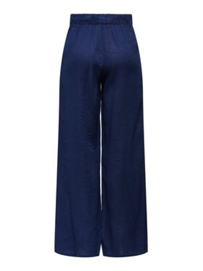 ONLY Spodnie materiałowe Leoni 15367285 Granatowy Regular Fit