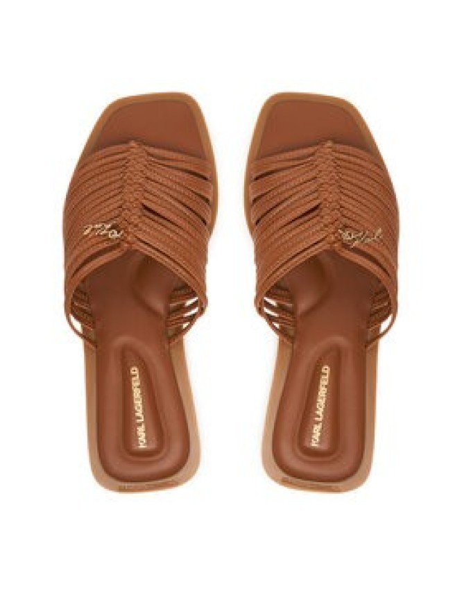 KARL LAGERFELD Klapki KL85426 Brązowy