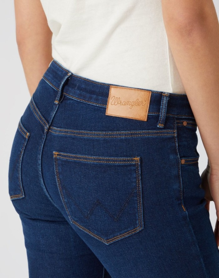 WRANGLER SKINNY DAMSKIE SPODNIE JEANSOWE DREAM BLUE 28 W28K47389 112141283