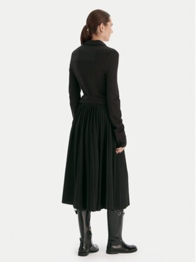 Tommy Hilfiger Sukienka koszulowa WW0WW48398 Czarny Regular Fit