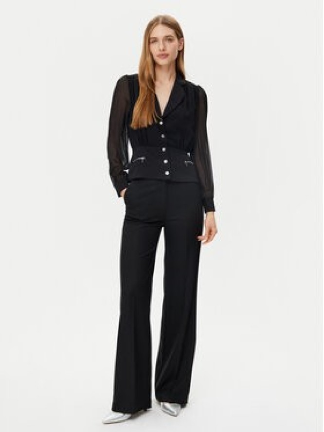 Morgan Koszula 251-CZIPA Czarny Regular Fit