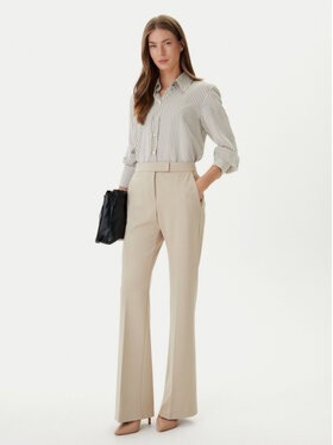 BOSS Spodnie materiałowe Talia4 50551907 Beżowy Relaxed Fit