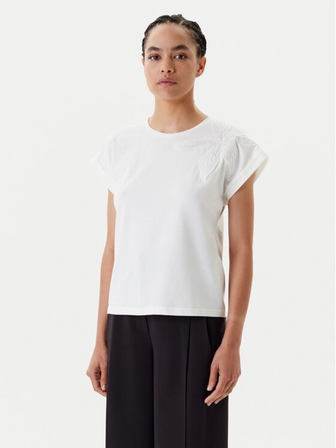 Morgan T-Shirt 251-DABANA Biały Regular Fit