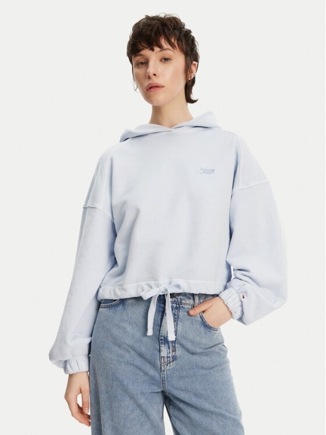Tommy Jeans Bluza DW0DW20314 Niebieski Relaxed Fit