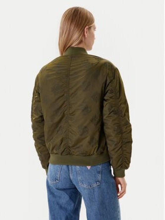 Guess Kurtka bomber W5YL08 WHDK2 Khaki Regular Fit