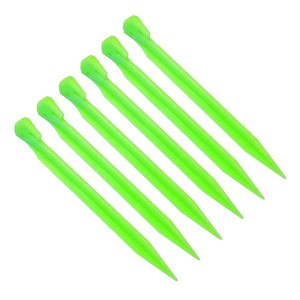 Plastikowe Kołki Namiotowe (zestaw 6 Sztuk)