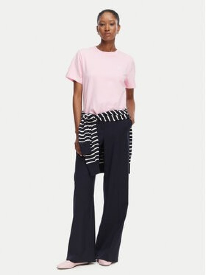 Tommy Hilfiger T-Shirt Th Script WW0WW49941 Różowy jasny Regular Fit