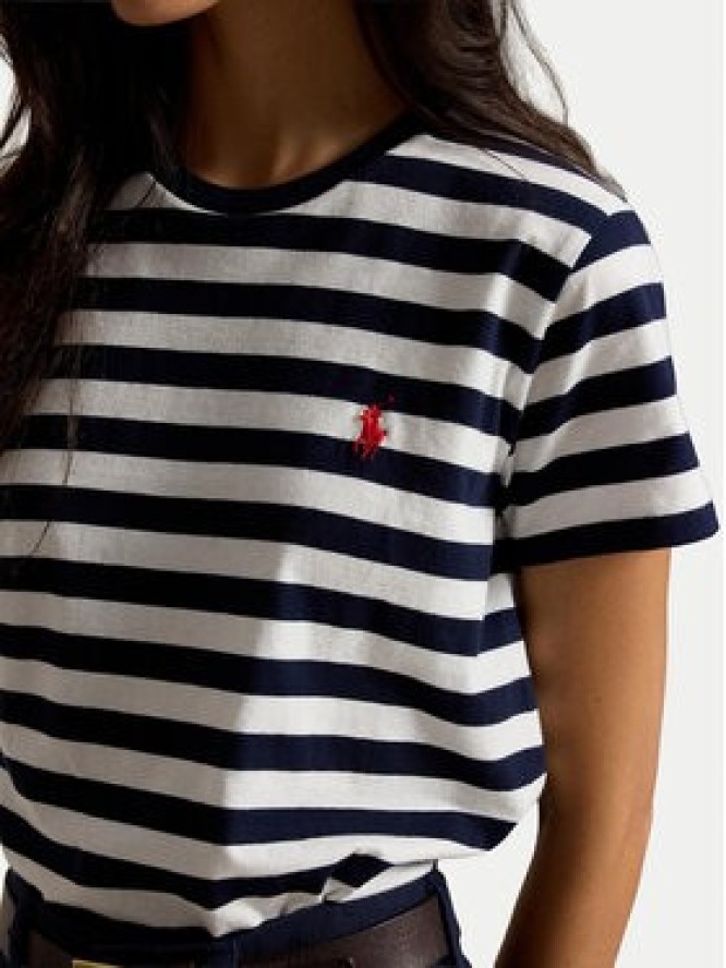 Polo Ralph Lauren T-Shirt 211B17779003 Granatowy Regular Fit