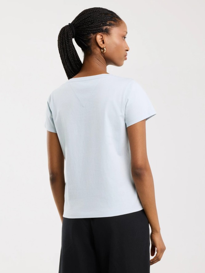 Koszulka damska z nadrukiem błękitna Alota 400