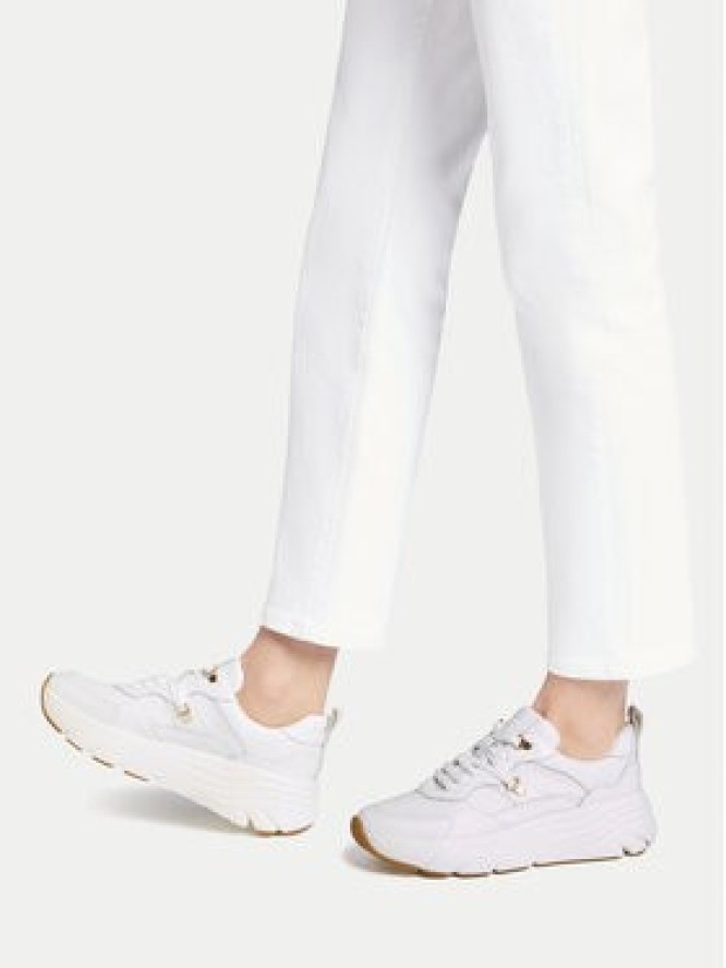 Geox Sneakersy D Diamanta D36UFE 00046 C1000 Biały