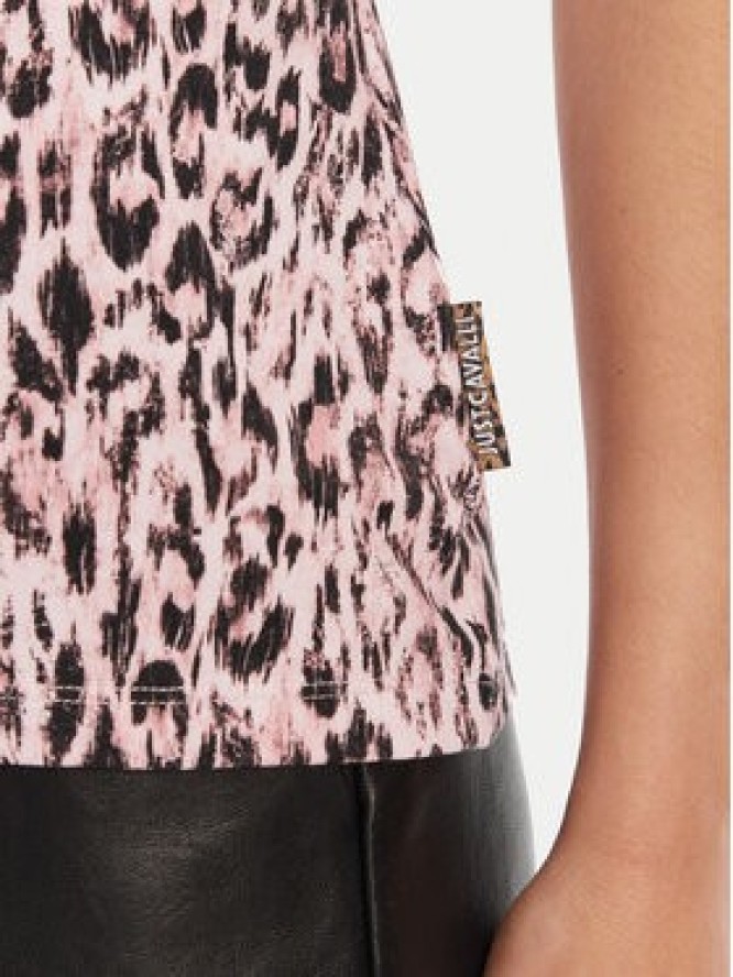 Just Cavalli T-Shirt 78PAHE06 Kolorowy Regular Fit