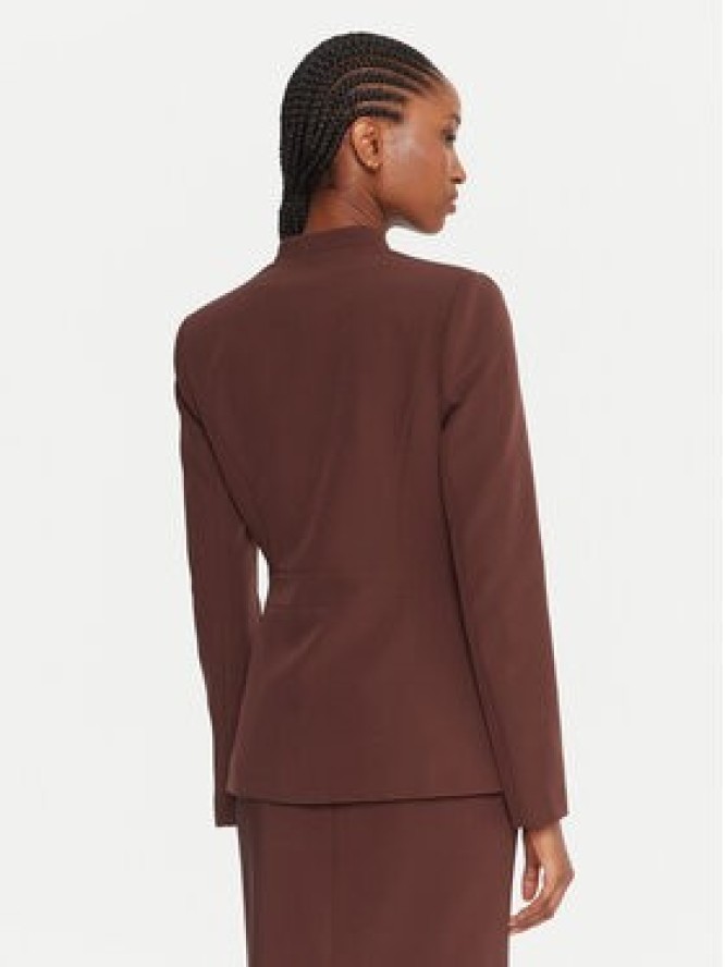 Rinascimento Marynarka CFC0126208003 Brązowy Slim Fit