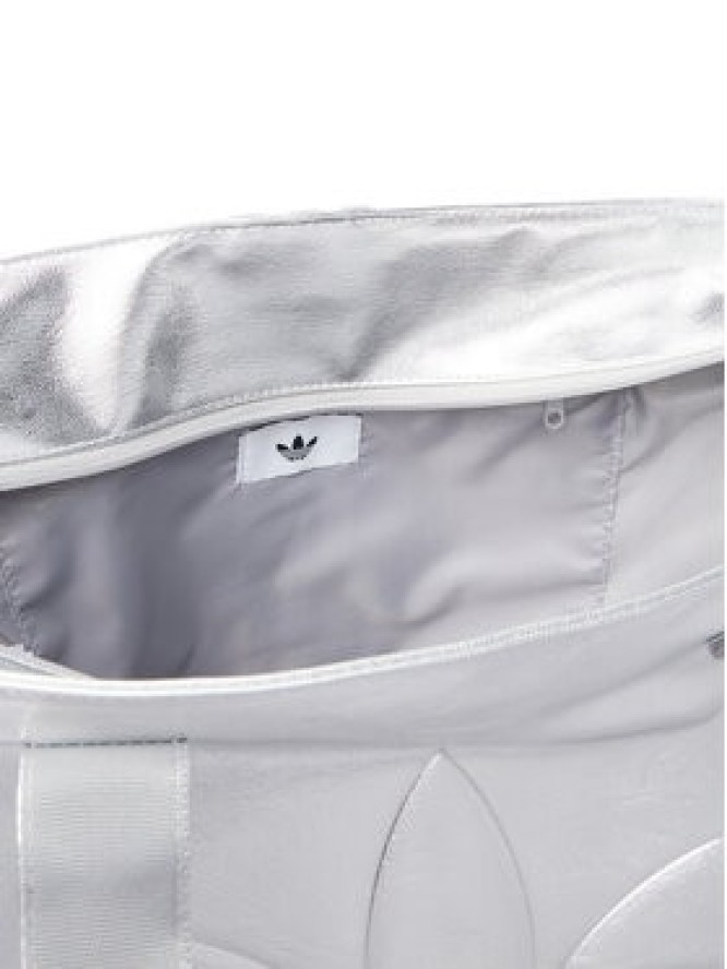 adidas Torebka Shopper Metallic Pu Bag KR1566 Srebrny