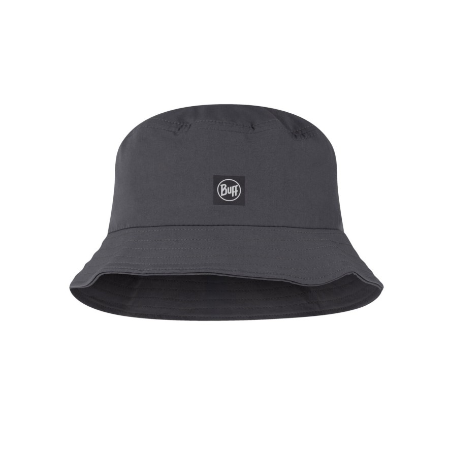 Kapelusz BUFF ADVENTURE BUCKET HAT SOLID ASH