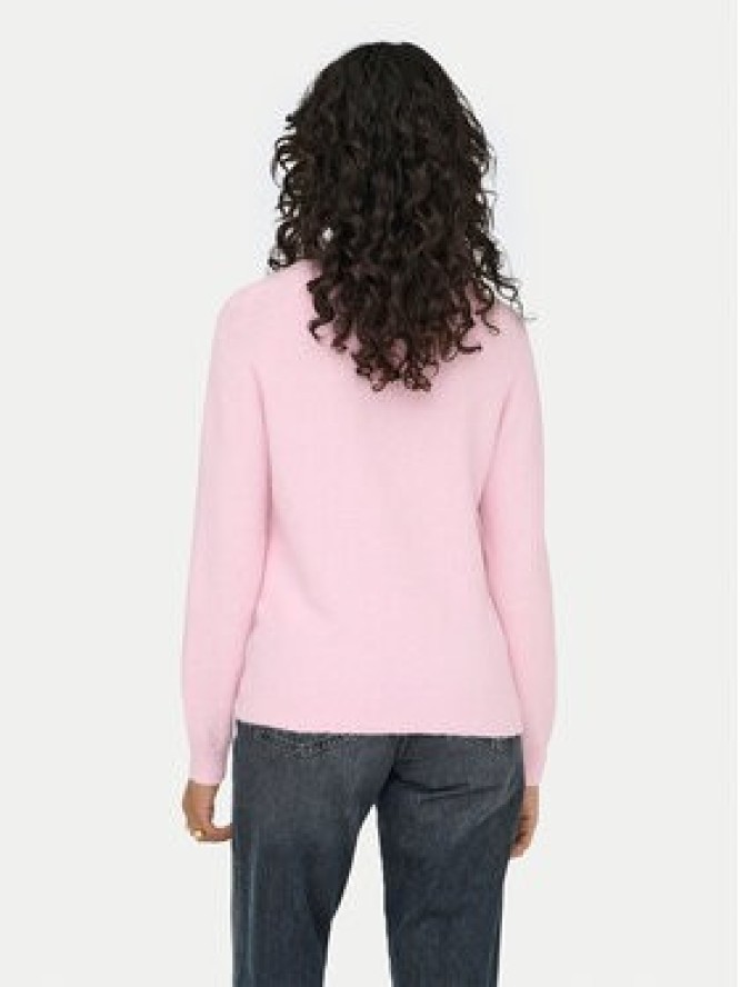 ONLY Sweter Rica 15204279 Różowy Regular Fit