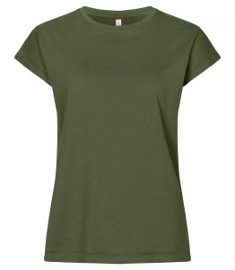 clique Fashion Top Women – bawełna, luźny krój, krótki rękaw