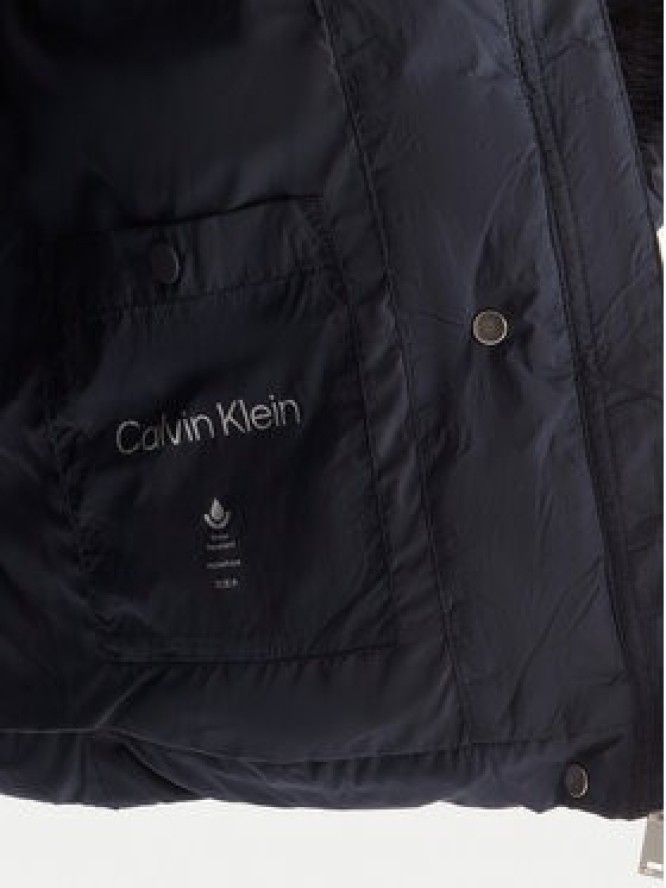 Calvin Klein Kurtka puchowa LV044D525G Granatowy Relaxed Fit