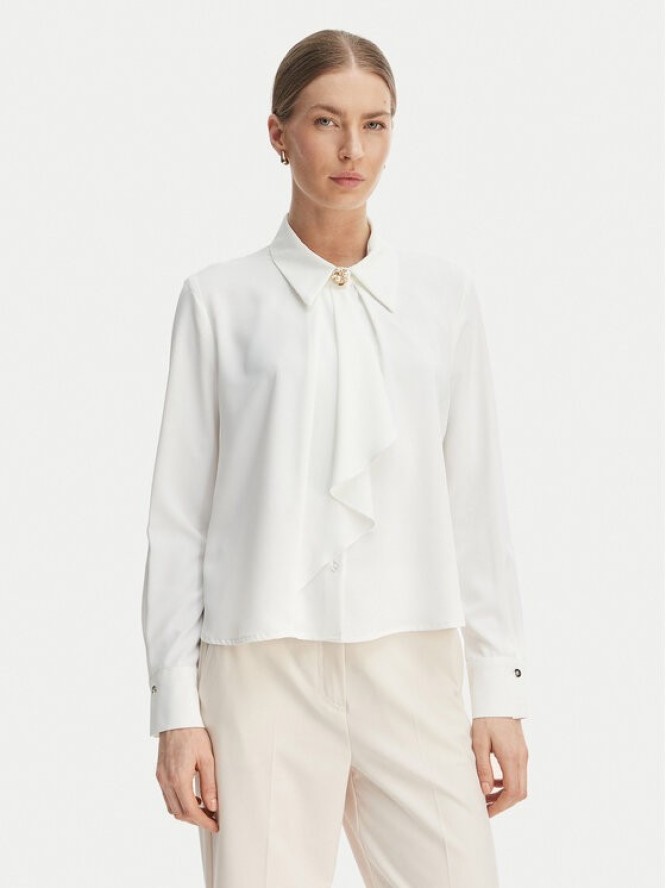 Rinascimento Koszula CFC0127637003 Biały Regular Fit