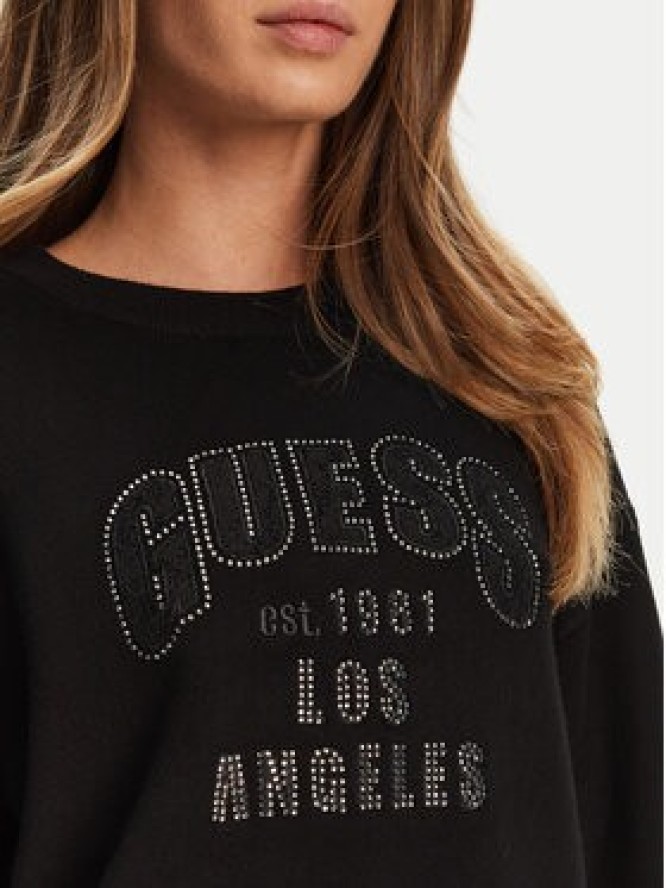 Guess Sweter W5YR26 Z26I2 Czarny Regular Fit