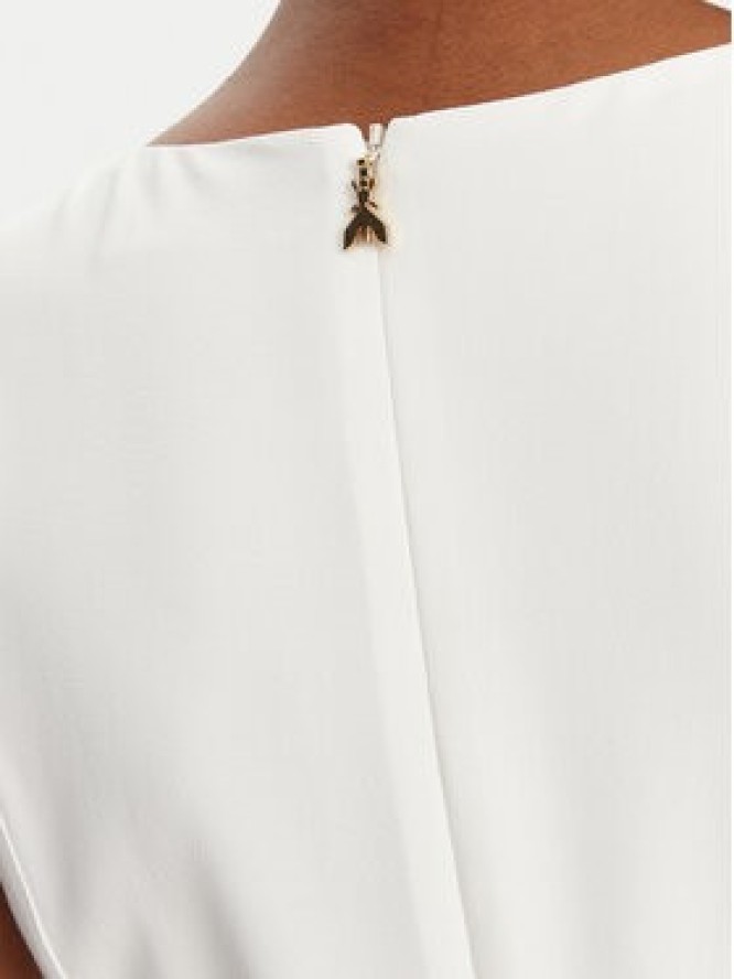 Patrizia Pepe Sukienka wieczorowa 2A2887/A411-W146 Biały Regular Fit