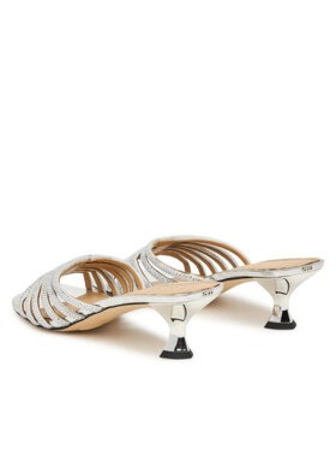 MICHAEL Michael Kors Klapki Haisley 40T5HSMS2S Srebrny