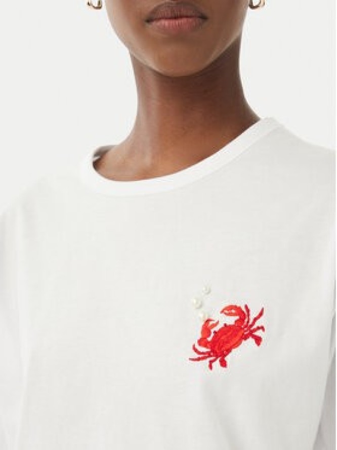 Vero Moda T-Shirt Tammie 10352701 Biały Regular Fit