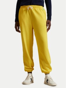 Polo Ralph Lauren Spodnie dresowe 211935585014 Żółty Regular Fit