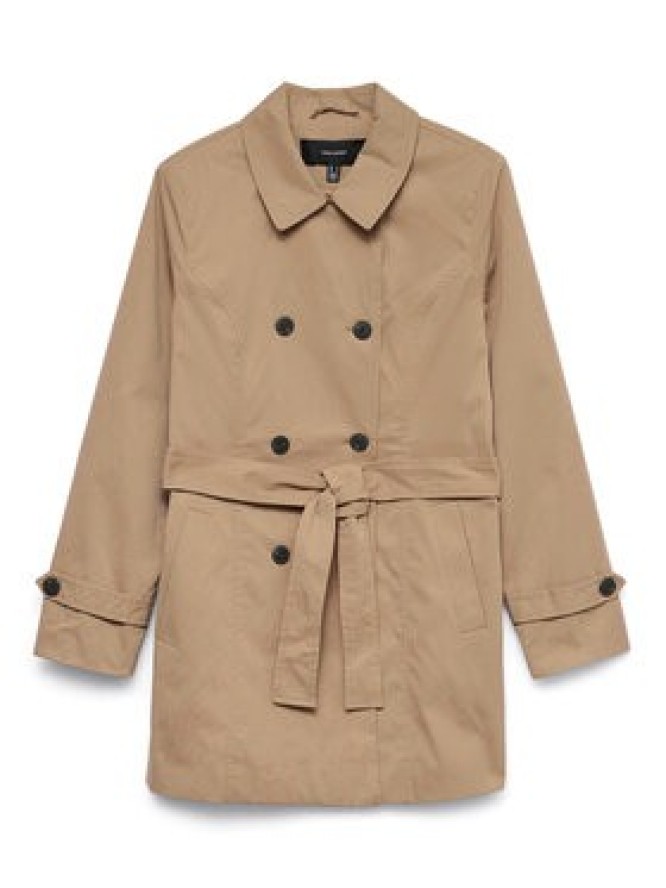 Vero Moda Trencz Chelsea 10329343 Beżowy Regular Fit