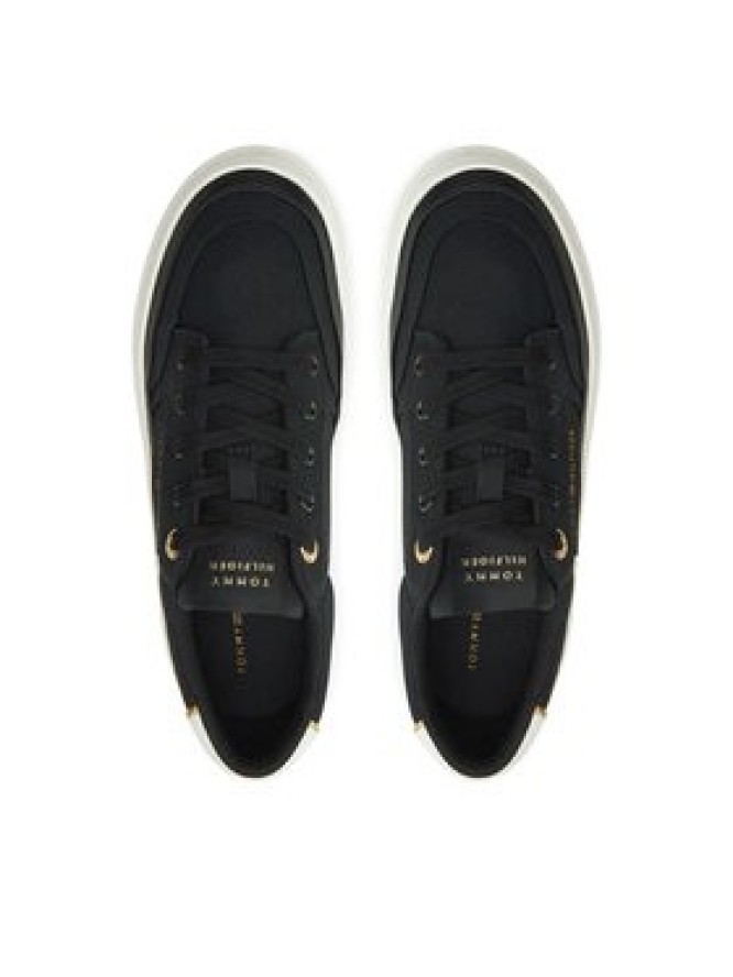 Tommy Hilfiger Sneakersy Essential Vulc Textile Sneaker FW0FW08323 Czarny