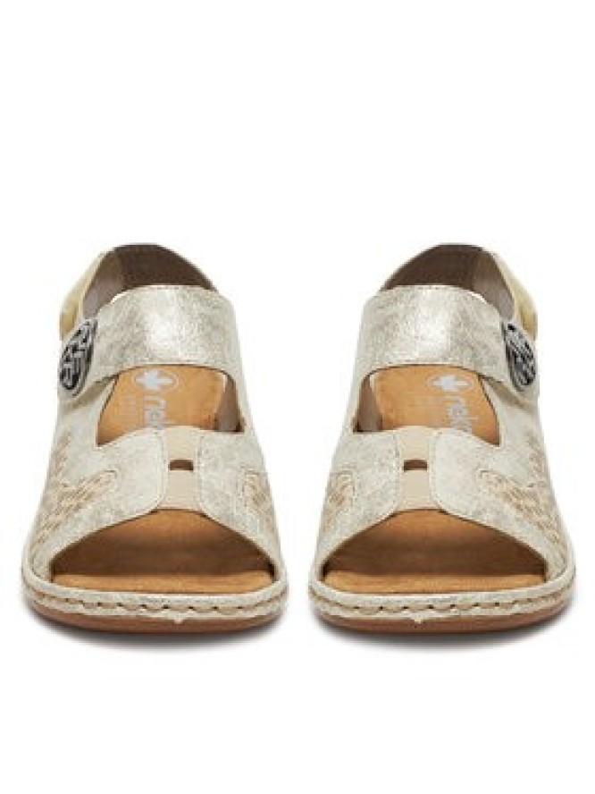 Rieker Sandały 65989-90 Beżowy