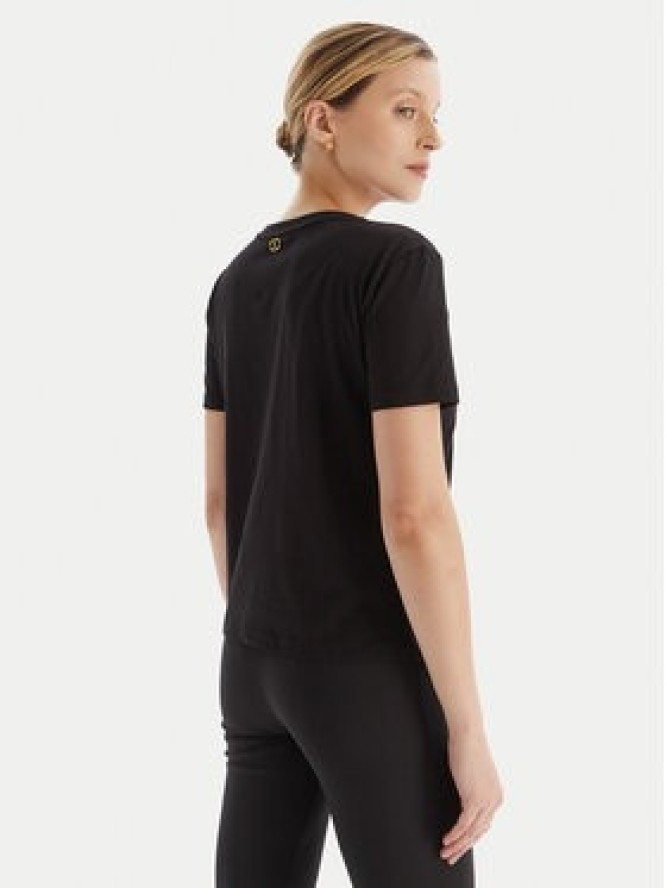 TWINSET T-Shirt 252TT2312 Czarny Regular Fit