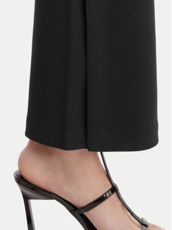 Calvin Klein Spodnie materiałowe LV044B223G Czarny Flare Fit