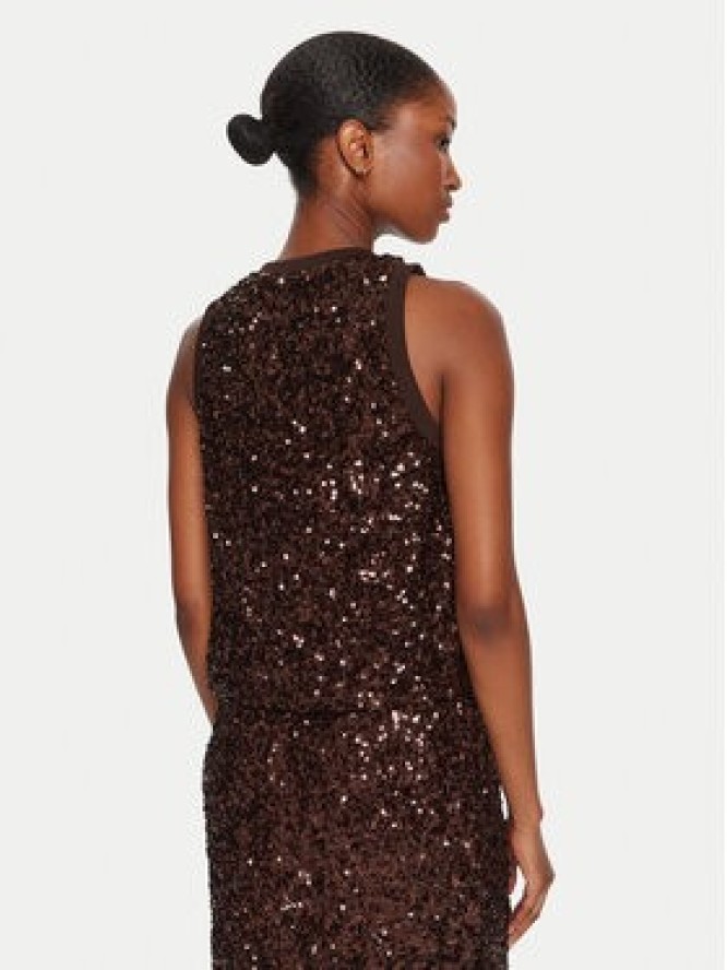 Marella Top Filly 2523946051 Brązowy Slim Fit