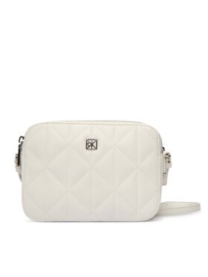 Calvin Klein Torebka Quilted Camera Bag LV04F3328G Biały