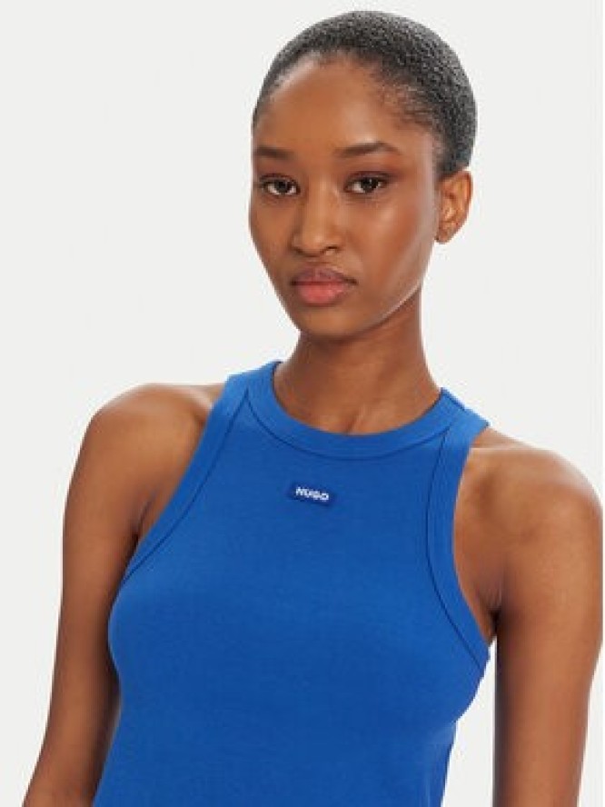 HUGO Top Baby 50511450 Niebieski Slim Fit