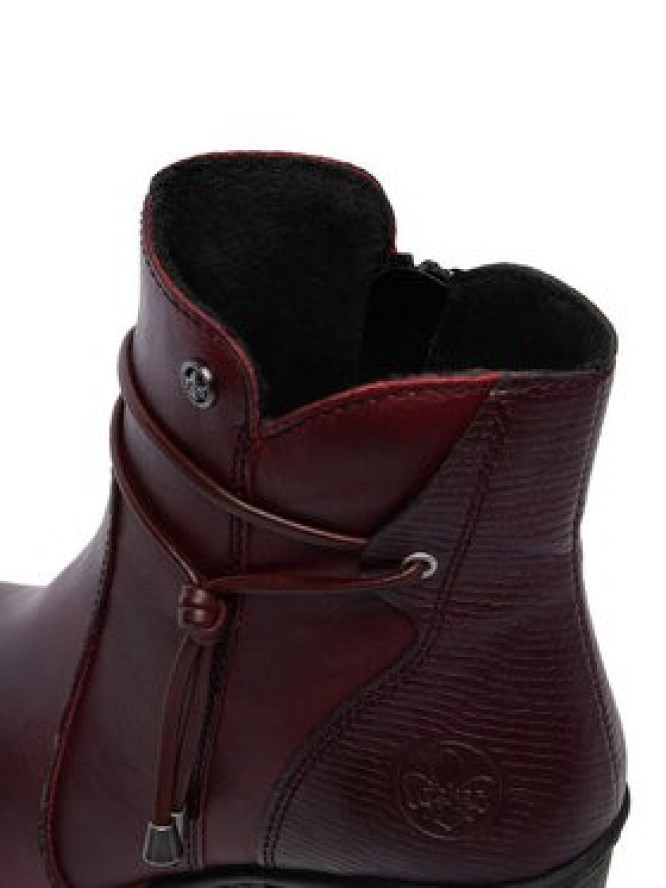 Rieker Botki CEO-Y2567-35 Bordowy
