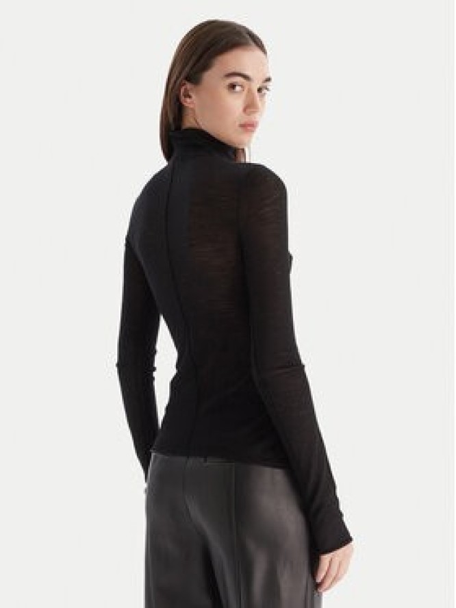 Patrizia Pepe Bluzka 2K0347/K034-K103 Czarny Slim Fit