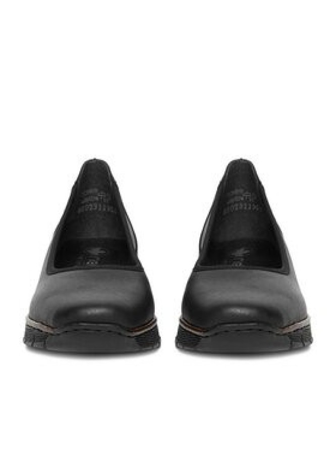 Rieker Półbuty 53755-00 Czarny
