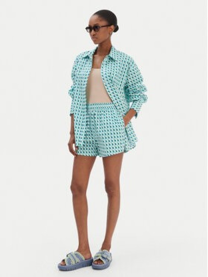 Seafolly Szorty materiałowe Sorrento 55576-SH Zielony Regular Fit