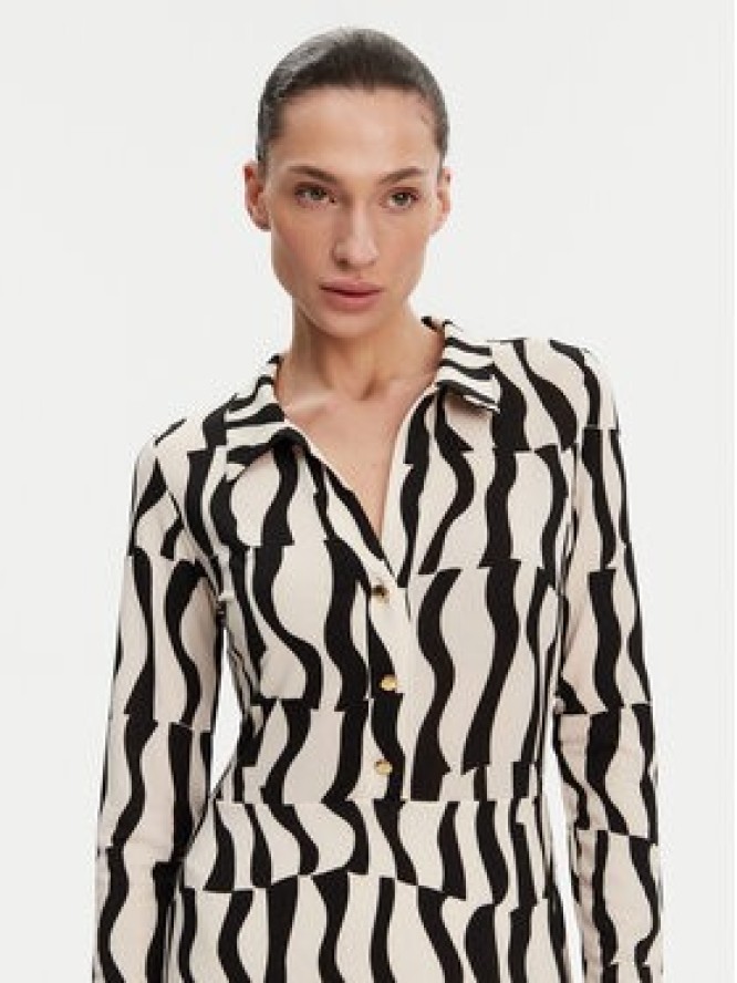 Morgan Sukienka koszulowa 251-RVAGUE Beżowy Regular Fit