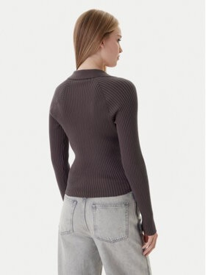 Tommy Jeans Sweter DW0DW22036 Brązowy Slim Fit