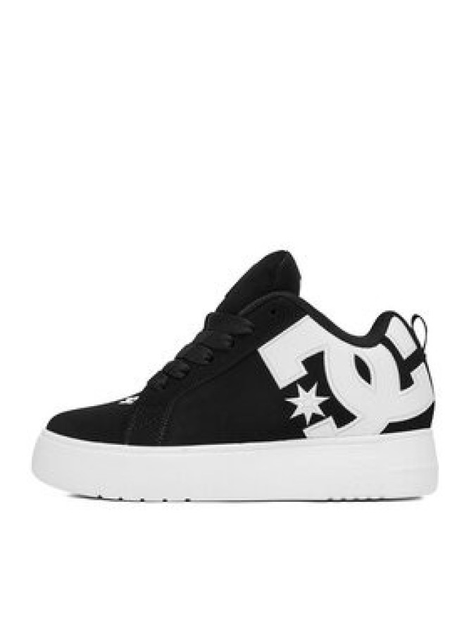 DC Shoes Sneakersy EO-COURT GRAFFIK PLATFORM DC02422004 Czarny