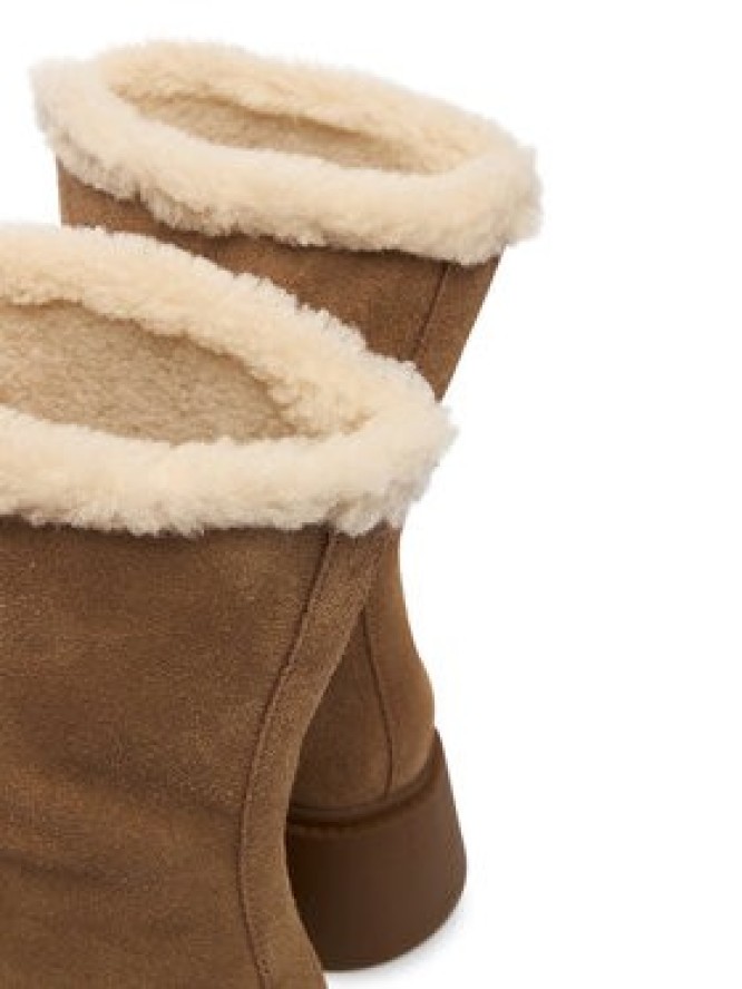 Coach Botki Leah Platform CCH85 Brązowy