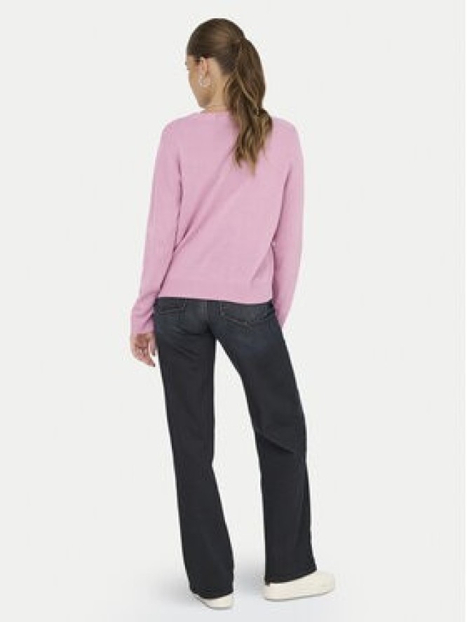 ONLY Sweter Xmas Shine 15355004 Różowy Regular Fit