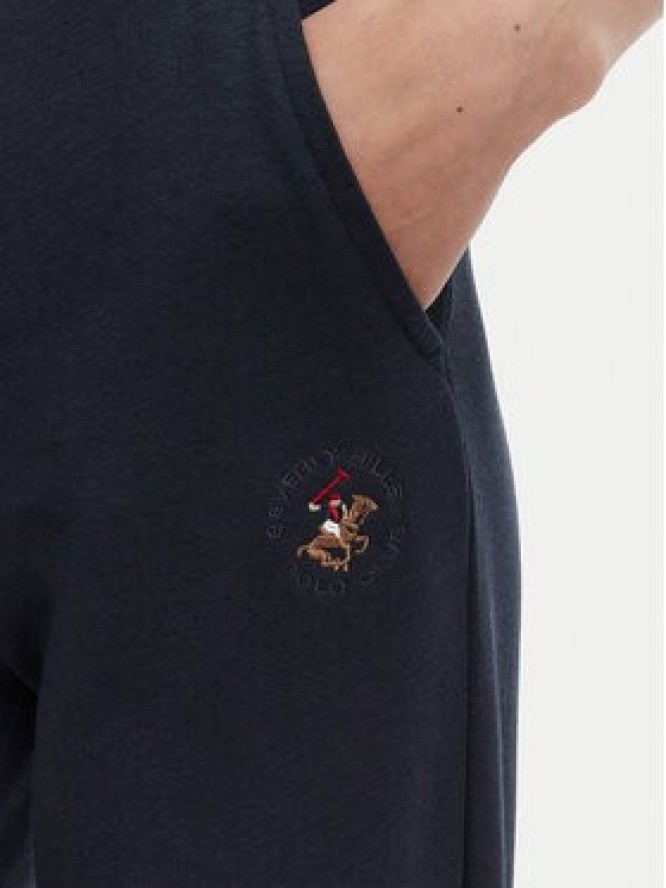 Beverly Hills Polo Club Spodnie dresowe P-SS26W-TF546550 Granatowy Regular Fit