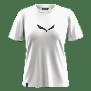 SALEWA Koszulka damska Solid DRY W T-shirt white new logo-S