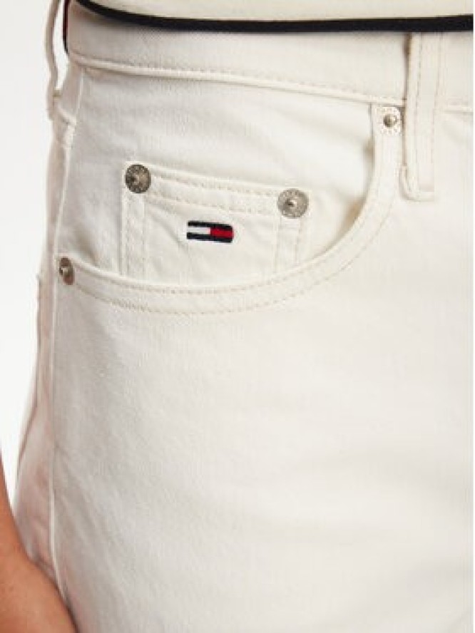 Tommy Jeans Jeansy Layla DW0DW20481 Biały Straight Fit