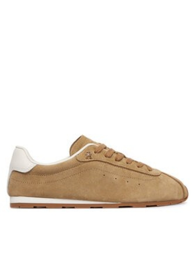 Tommy Hilfiger Sneakersy Th Bella Low Runner Suede FW0FW09189 Beżowy