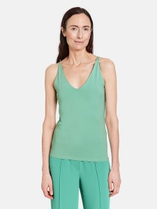Gerry Weber Top w kolorze zielonym rozmiar: 44