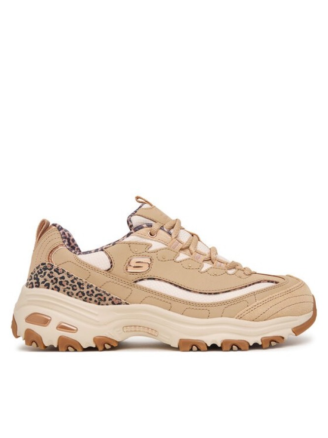 Skechers Sneakersy D'Lites - Wild Charm 150877/TPE Brązowy jasny